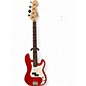Used Squier Affinity Precision Bass Red Electric Bass Guitar thumbnail