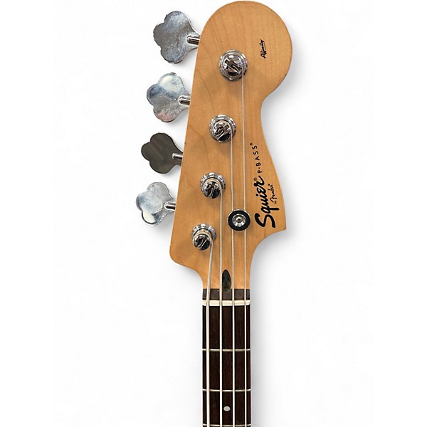 Used Squier Affinity Precision Bass Red Electric Bass Guitar