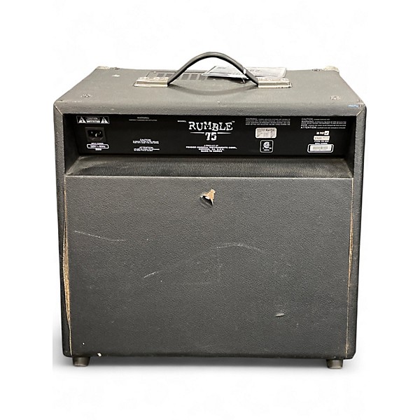Used Fender Rumble 75 75W 1x12 Bass Combo Amp