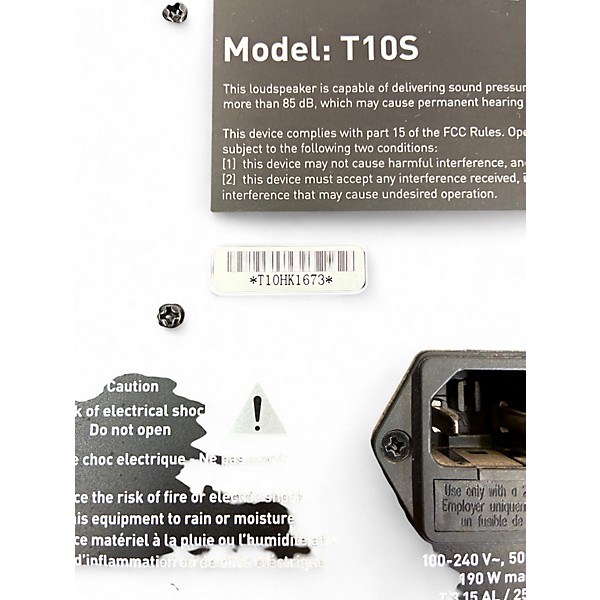 Used ADAM Audio T10S Subwoofer
