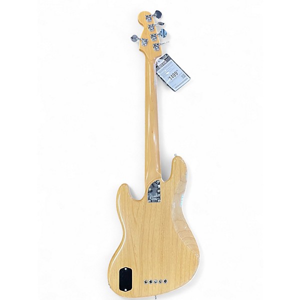 Used Fender American Elite Jazz Bass 5 String Natural Electric Bass Guitar