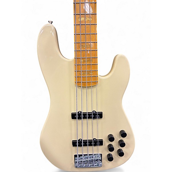 Used Markbass GV5 Cream Electric Bass Guitar