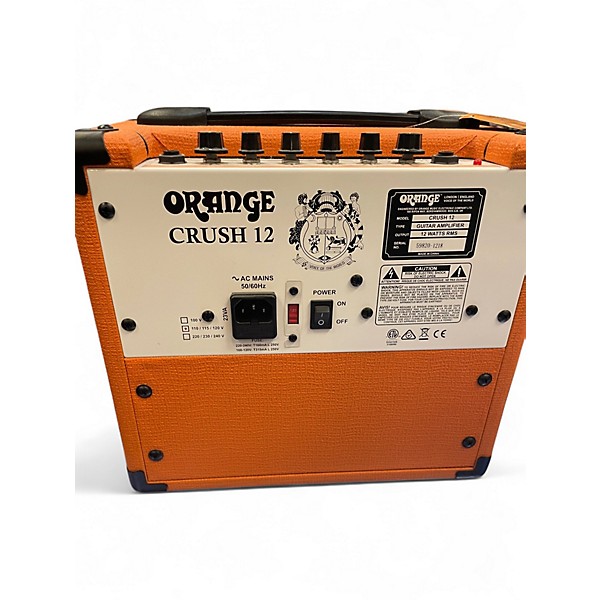 Used Orange Amplifiers Crush 12 Guitar Combo Amp
