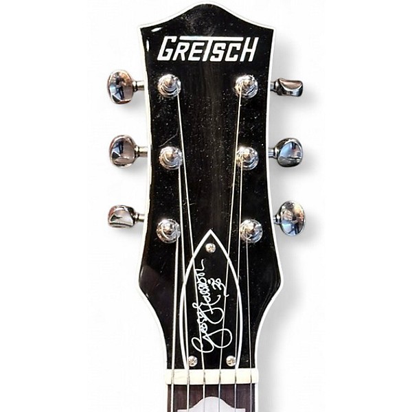 Used 2024 Gretsch Guitars G6128T-GH George Harrison Signature Duo Jet Black Solid Body Electric Guitar