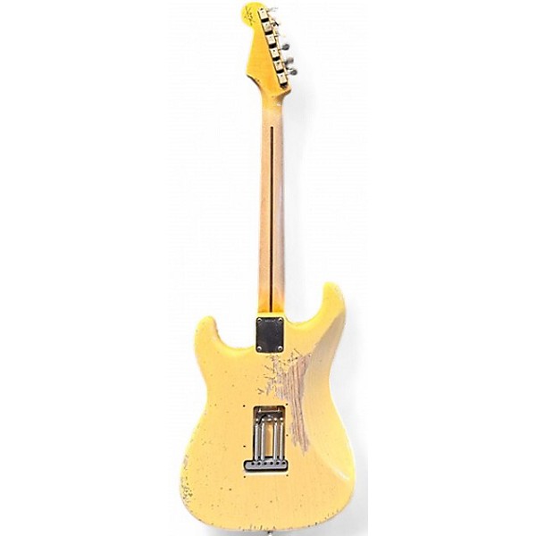 Used 2010 Fender 1957 HEAVY RELIC STRATOCASTER Blonde Solid Body Electric Guitar