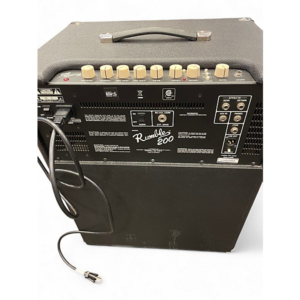Used Fender Rumble 200 Bass Combo Amp
