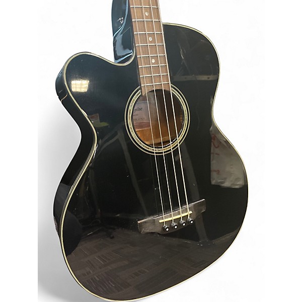 Used Takamine GB30CELH Black Acoustic Bass Guitar
