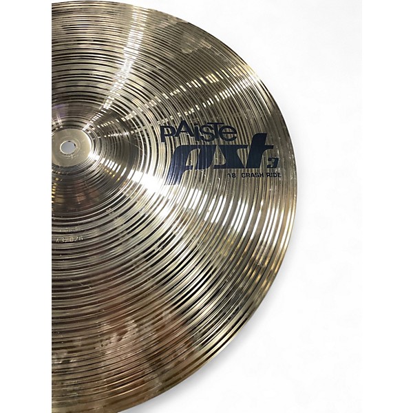 Used Paiste 18in PST3 Crash Ride Cymbal