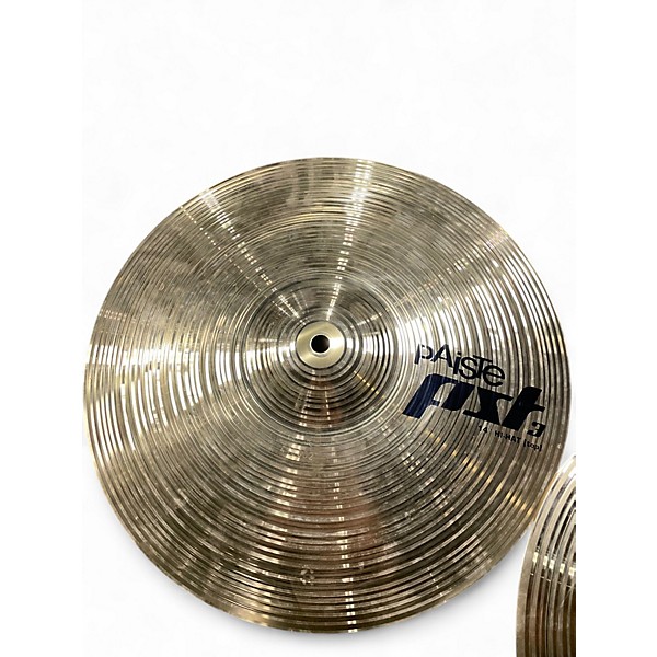 Used Paiste 14in PST3 Hi Hat Pair Cymbal