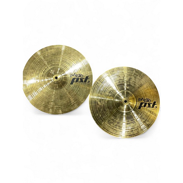 Used Paiste 14in PST3 Hi Hat Pair Cymbal