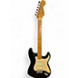 Used 1996 Fender Mexican Standard Stratocaster Black Solid Body Electric Guitar thumbnail