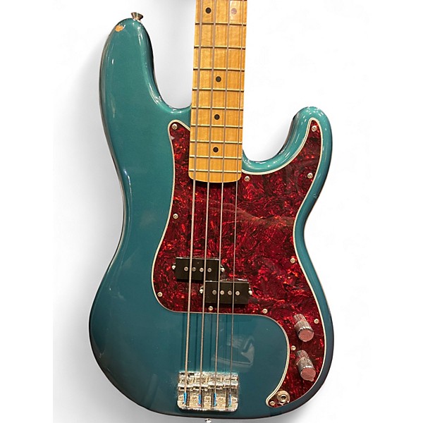 Used 2010s Fender player ii Precision Bass Ocean Turquoise Electric Bass Guitar