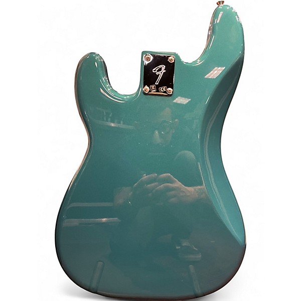 Used 2010s Fender player ii Precision Bass Ocean Turquoise Electric Bass Guitar