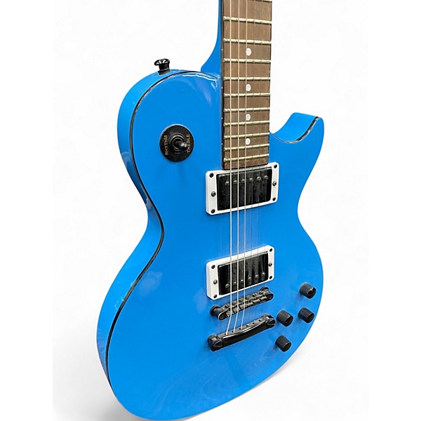 Used HardLuck Kings Bossman Blue Solid Body Electric Guitar