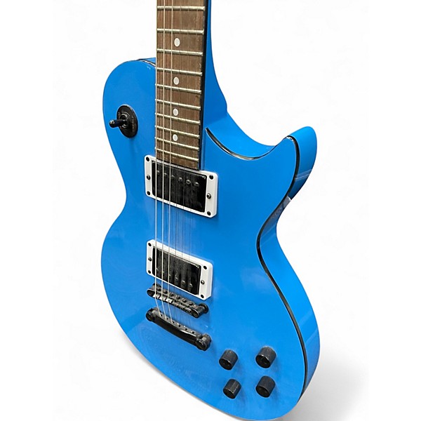Used HardLuck Kings Bossman Blue Solid Body Electric Guitar