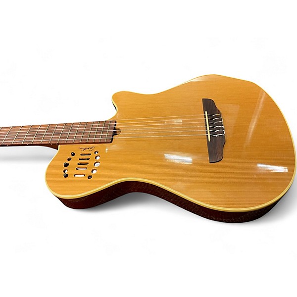 Used Godin Multiac grand concert duet Natural Classical Acoustic Electric Guitar