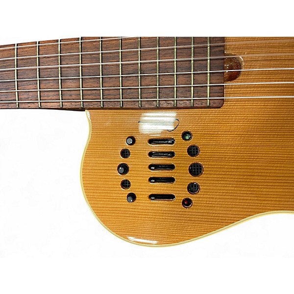 Used Godin Multiac grand concert duet Natural Classical Acoustic Electric Guitar