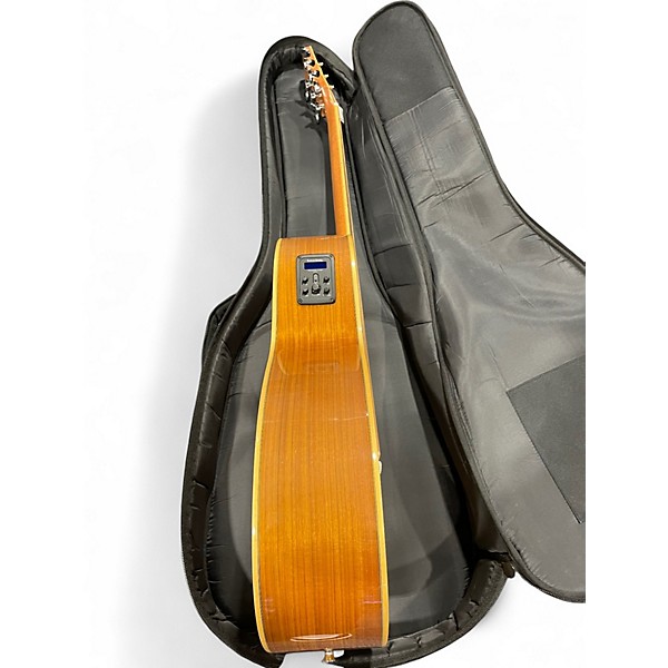 Used Washburn HG75SEG-O Natural Acoustic Electric Guitar