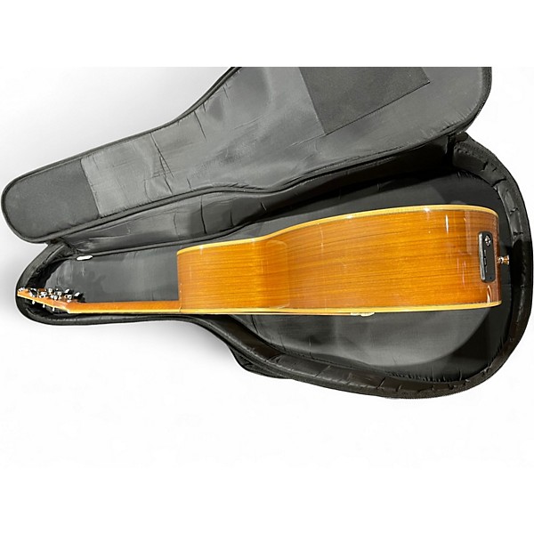 Used Washburn HG75SEG-O Natural Acoustic Electric Guitar