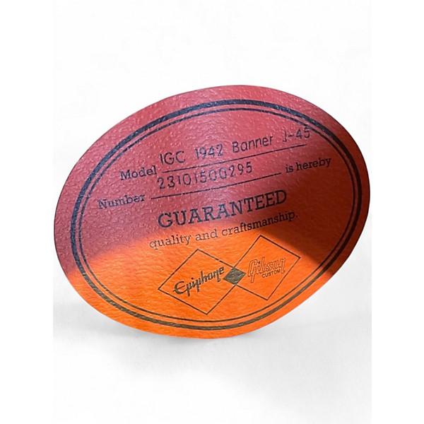 Used Epiphone INSPIRED BY GIBSON J45 2 Color Sunburst Acoustic Electric Guitar