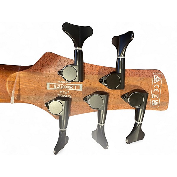 Used Ibanez SR505 5 String black aroura burst Electric Bass Guitar