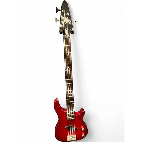 Used Rogue SX100B Red Electric Bass Guitar