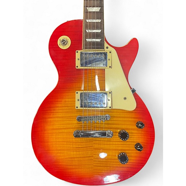 Used Epiphone Les Paul Standard Modified Fretless Cherry Sunburst Solid Body Electric Guitar