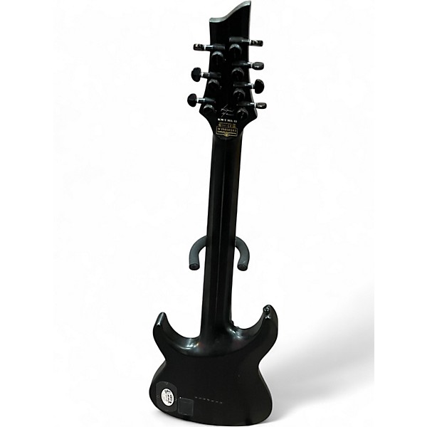 Used Schecter Guitar Research KM-7 MKII SEE THRU BLACK Solid Body Electric Guitar