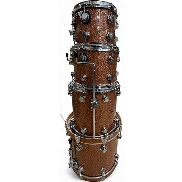 Used DW 4 Piece Collector's Series CHAMPAGNE SPARKLE Drum Kit