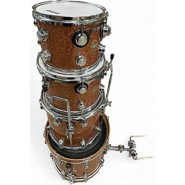 Used DW 4 Piece Collector's Series CHAMPAGNE SPARKLE Drum Kit