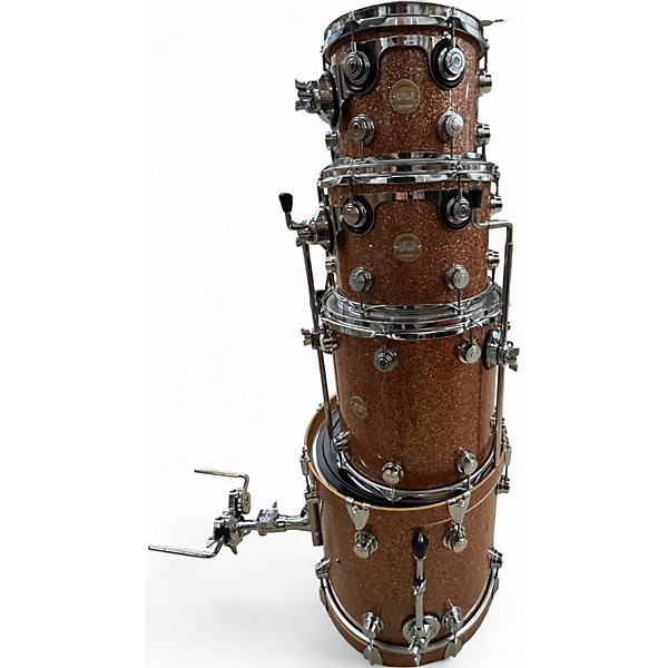 Used DW 4 Piece Collector's Series CHAMPAGNE SPARKLE Drum Kit
