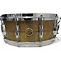 Used Gretsch Drums 14X5.5 KEITH CARLOCK SIGNATURE SNARE VINTAGE PATINA BRASS Drum thumbnail