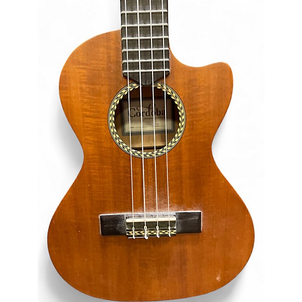 Used Cordoba 20TMCE Tenor Natural Ukulele