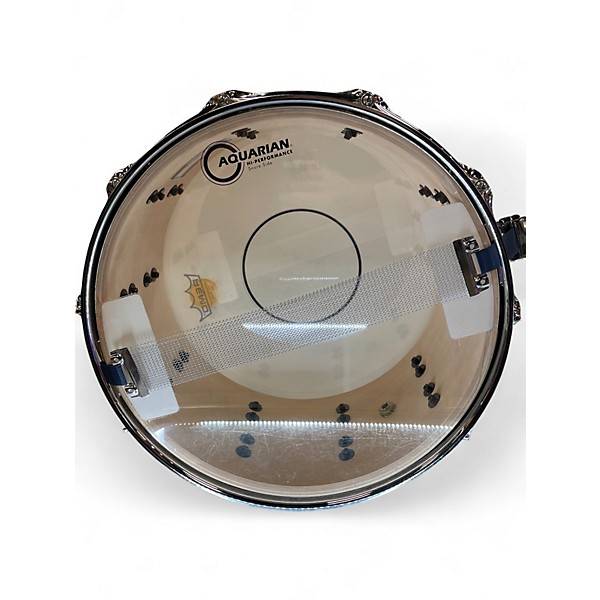 Used ddrum 14X6.5 Dominion Maple Snare Brushed Olive Drum