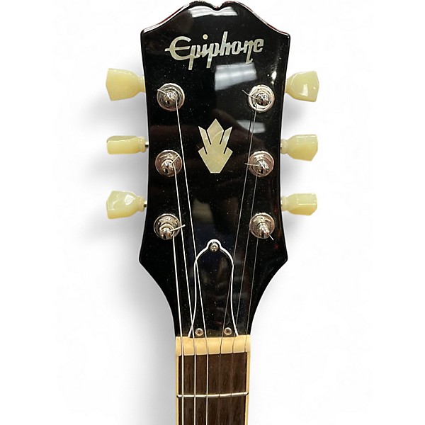 Used Epiphone ES335 FIGURED IG Iced Tea Hollow Body Electric Guitar