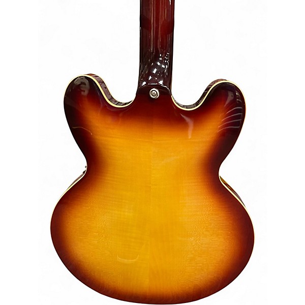 Used Epiphone ES335 FIGURED IG Iced Tea Hollow Body Electric Guitar