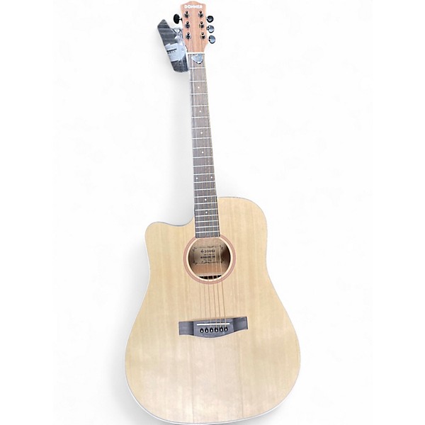 Used Donner DAG1CL Natural Acoustic Guitar