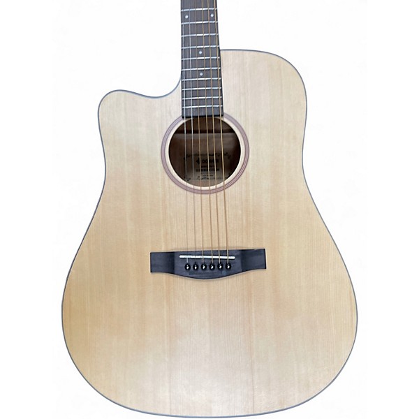 Used Donner DAG1CL Natural Acoustic Guitar