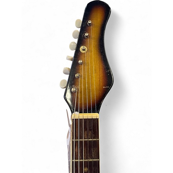 Used Zen-on 1400d 2 Tone Sunburst Solid Body Electric Guitar