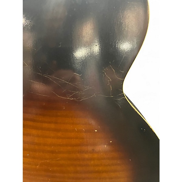 Used Kay Archtop 2 Tone Sunburst Acoustic Guitar