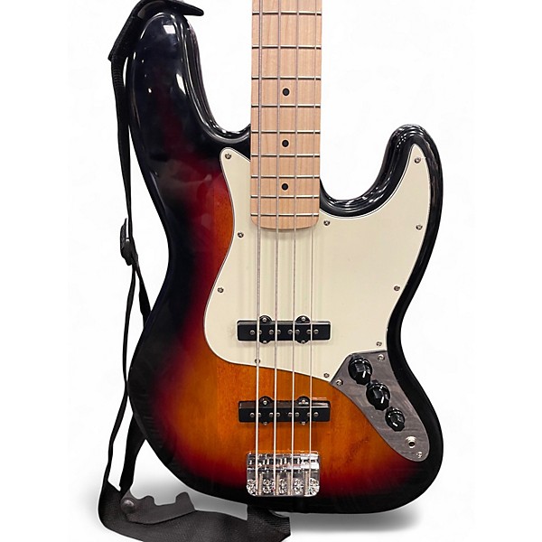 Used Squier STANDARD JAZZ BASS Tobacco Burst Electric Bass Guitar