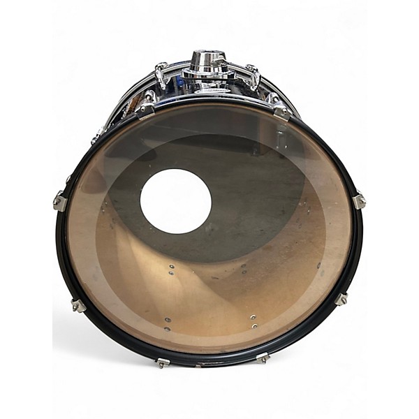 Used Ludwig 5 Piece Accent Black Drum Kit