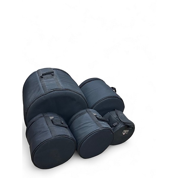 Used Ludwig 5 Piece Accent Black Drum Kit