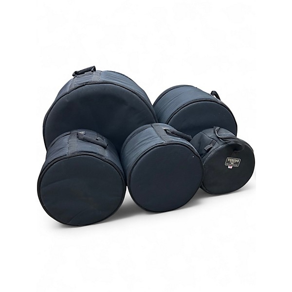 Used Ludwig 5 Piece Accent Black Drum Kit