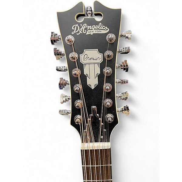 Used D'Angelico Premier Series 12 String Brown 12 String Acoustic Guitar
