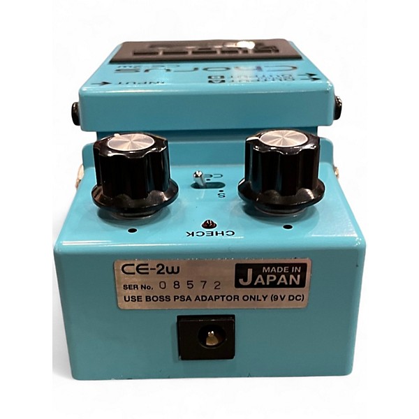 Used BOSS CE2W Waza Craft Chorus Effect Pedal