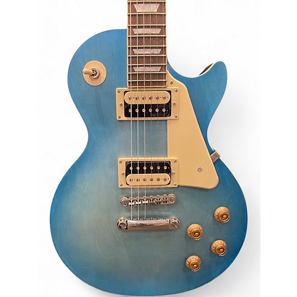 Used Epiphone Les Paul Traditional Pro IV Blue Solid Body Electric Guitar