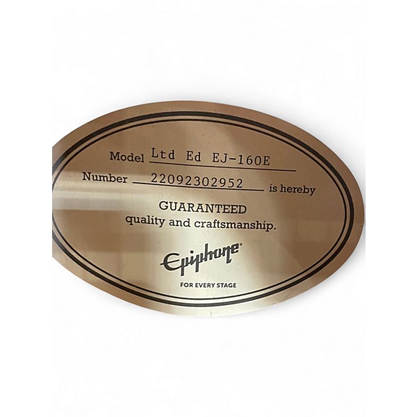 Used Epiphone EJ160E John Lennon Signature 2 Color Sunburst Acoustic Electric Guitar