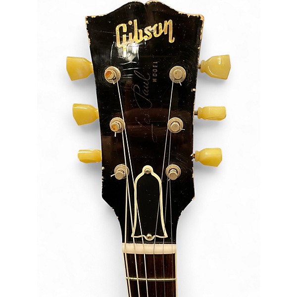 Used Gibson 1959 reissue les paul heavy age murphy lab Honey Burst Solid Body Electric Guitar