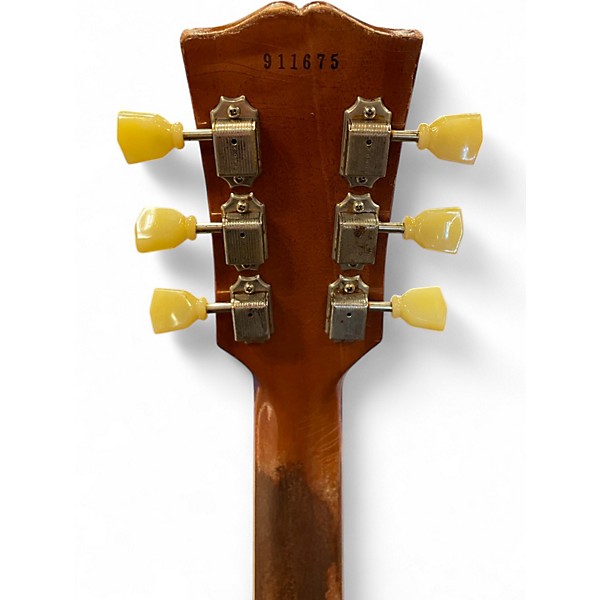 Used Gibson 1959 reissue les paul heavy age murphy lab Honey Burst Solid Body Electric Guitar